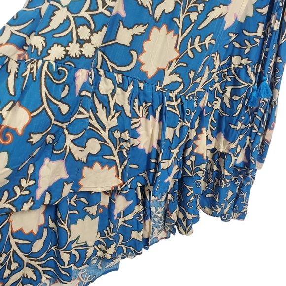 NWT Knox Rose Women's Wrap Front Dress Blue/Floral Size 2X - Picture 11 of 16